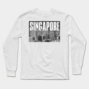 Singapore Cityscape Long Sleeve T-Shirt